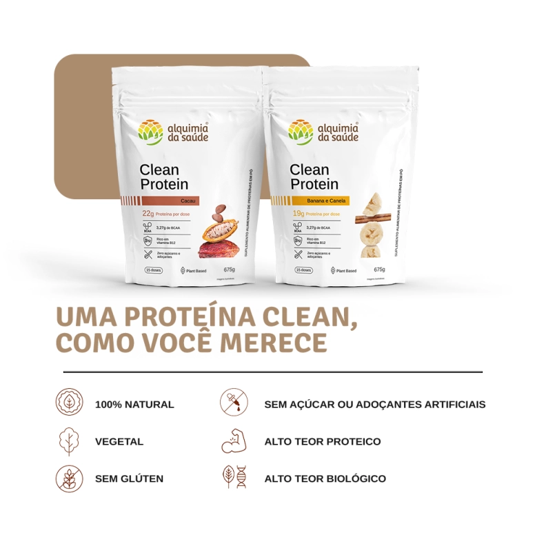 Produto Clean Protein - Cacau 675g
