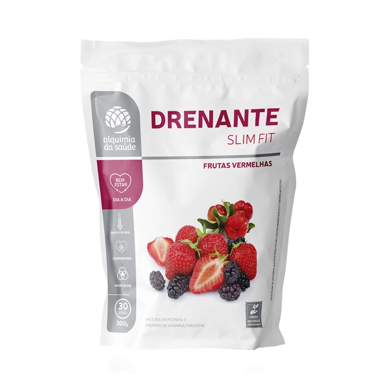 Produto Drenante Slim Fit - Frutas Vermelhas 300g