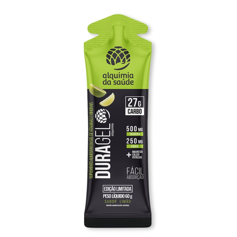 Duragel Limão – Gel de Carboidrato 27g (Box com 15 Sachês) Produto Duragel Limão – Gel de Carboidrato 27g (Box com 15 Sachês)