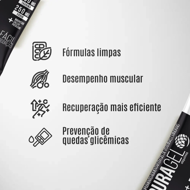 Duragel Neutro – Gel de Carboidrato 40g (Box com 15 Sachês) Produto Duragel Neutro – Gel de Carboidrato 40g (Box com 15 Sachês)