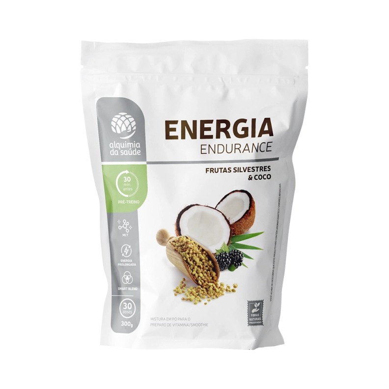 Energia Endurance - Frutas Silvestres & Coco 350g Produto Energia Endurance - Frutas Silvestres & Coco 350g