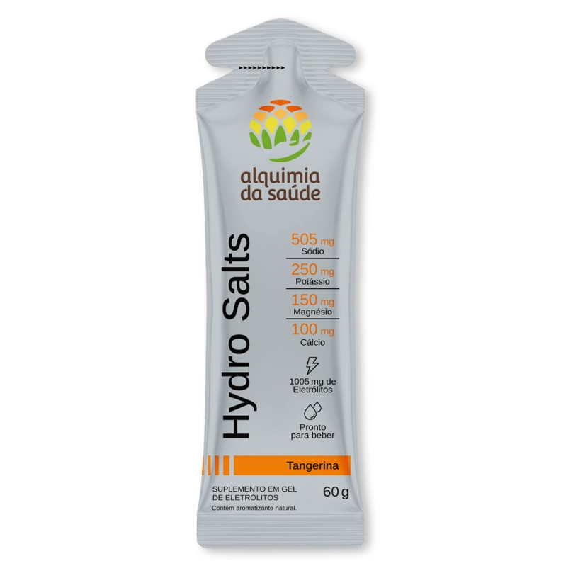 Produto Hydro Salts Tangerina – Repositor de Eletrólitos (Box com 10 Sachês)