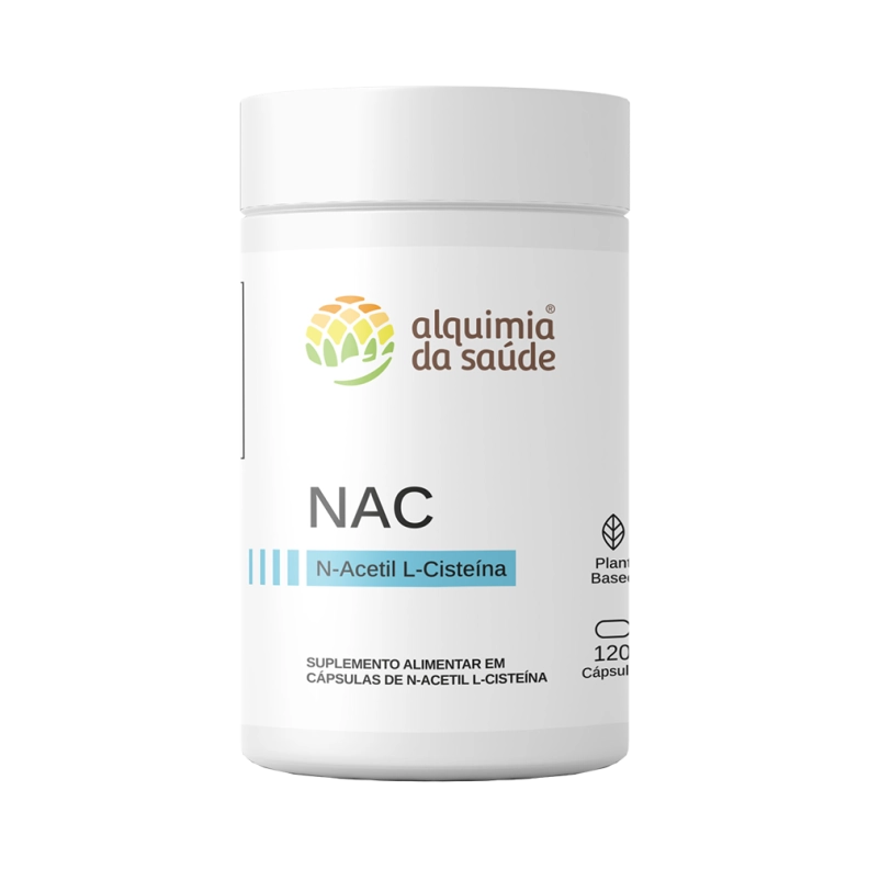 NAC N-Acetil L-Cisteína 500mg - 120 Cápsulas Produto NAC N-Acetil L-Cisteína 500mg - 120 Cápsulas