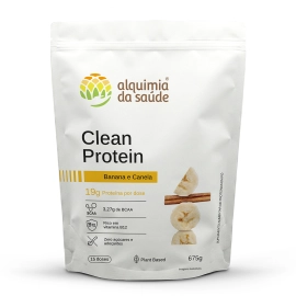 Clean Protein Banana & Canela - Proteína Vegetal 675g Produto - Clean Protein Banana & Canela - Proteína Vegetal 675g
