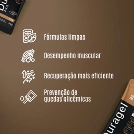 Duragel Café 40g – Gel de Carboidrato 40g (Box com 15 Sachês)